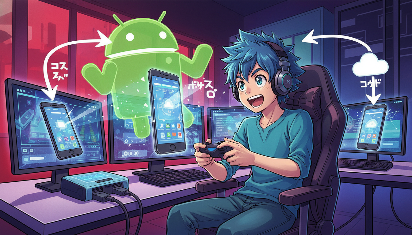 AndroidゲームをPCでやる2つの方法