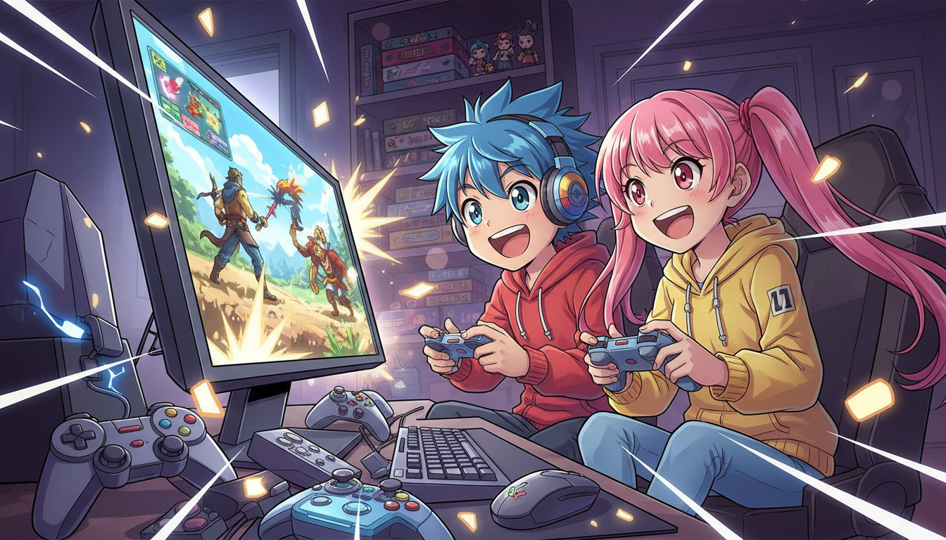 PCで二人プレイできる無料ゲームのおすすめ具体例
