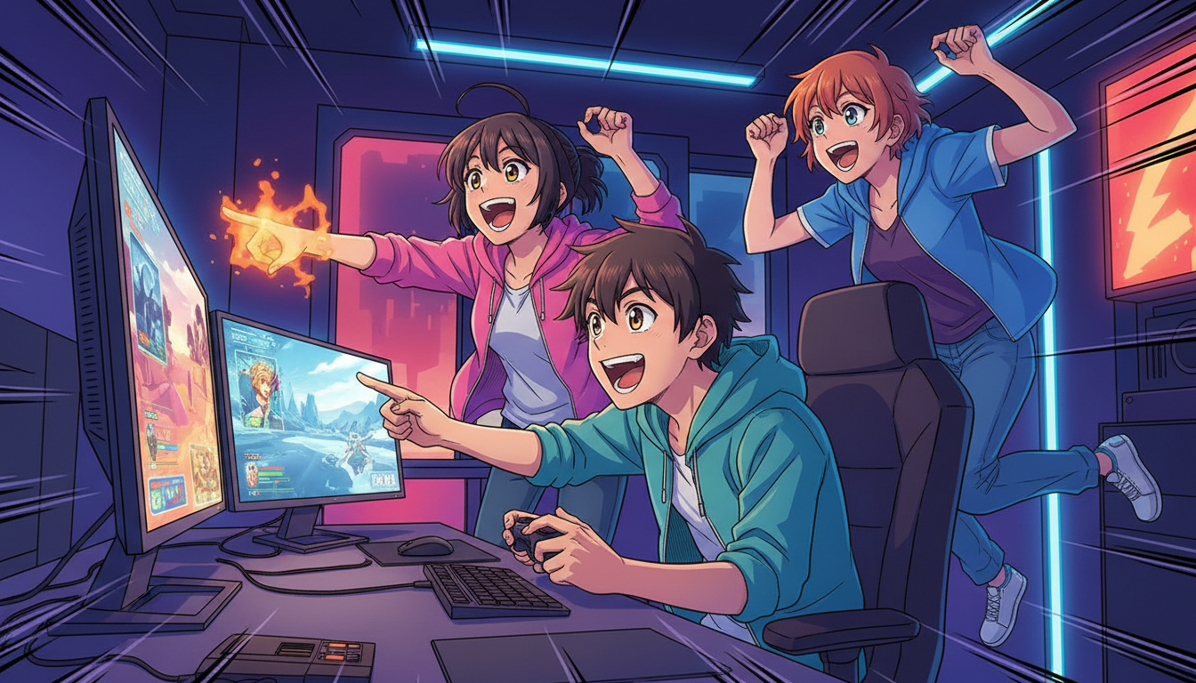 3人でのオンラインPCゲームは選択肢が豊富