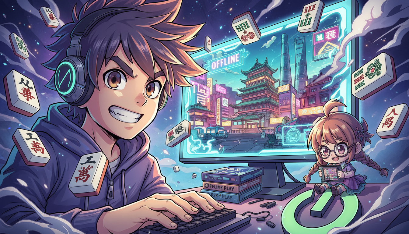 オフラインで遊べる上海ゲームの具体例