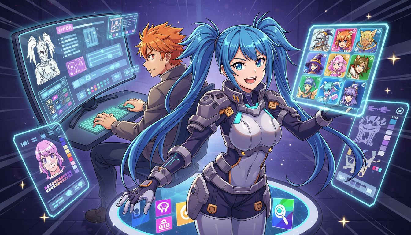 無料キャラメイクゲームを見つける場所
