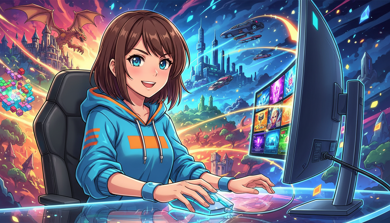 マウスだけでできるPCゲームは豊富に存在する
