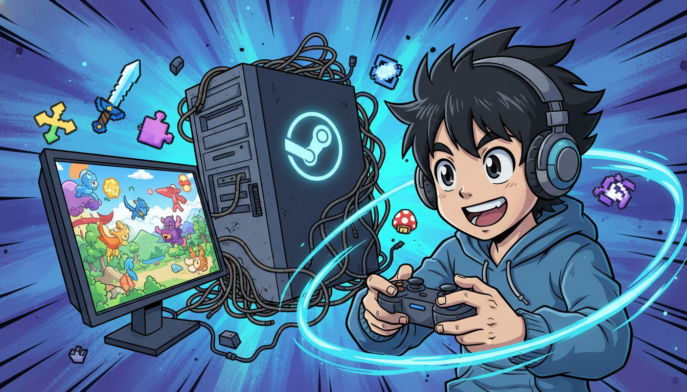 低スペックPCでもSteam無料ゲームは十分楽しめる