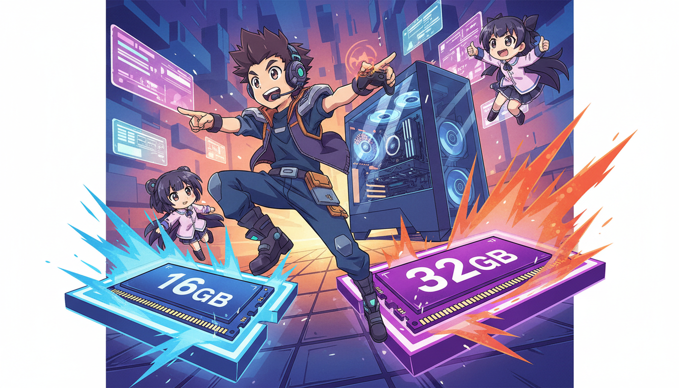 基本は16GB、将来を見据えるなら32GBを選ぼう