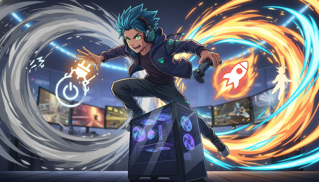 ゲームを快適にするなら高パフォーマンスモード一択!
