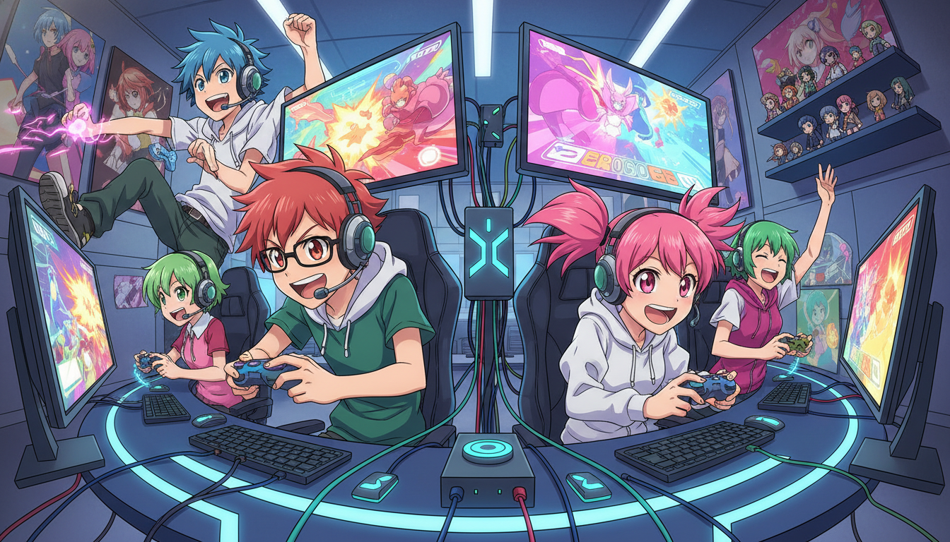 パソコンがあれば4人で遊べる無料ゲームはたくさんある！