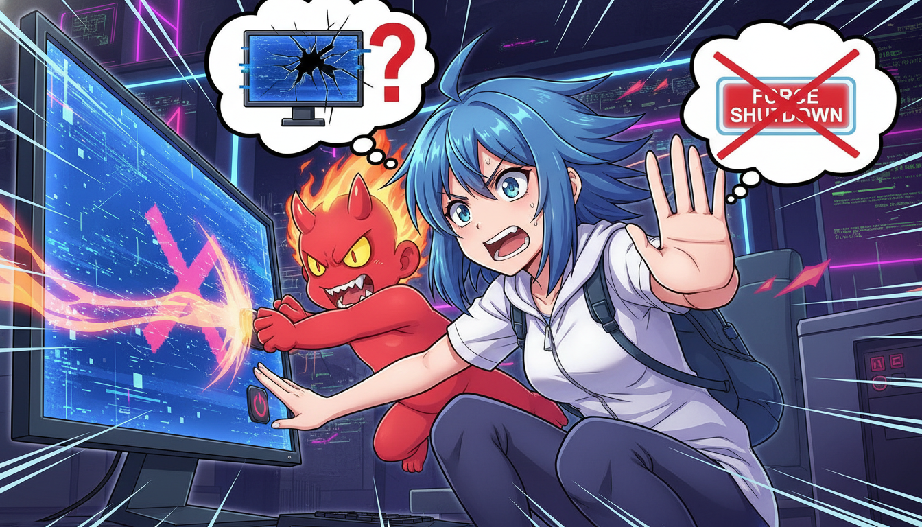 なぜいきなり強制終了しちゃダメなの?
