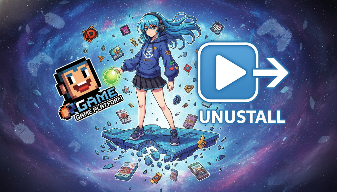 PCゲームを消すなら「ゲームプラットフォーム」からが一番確実!