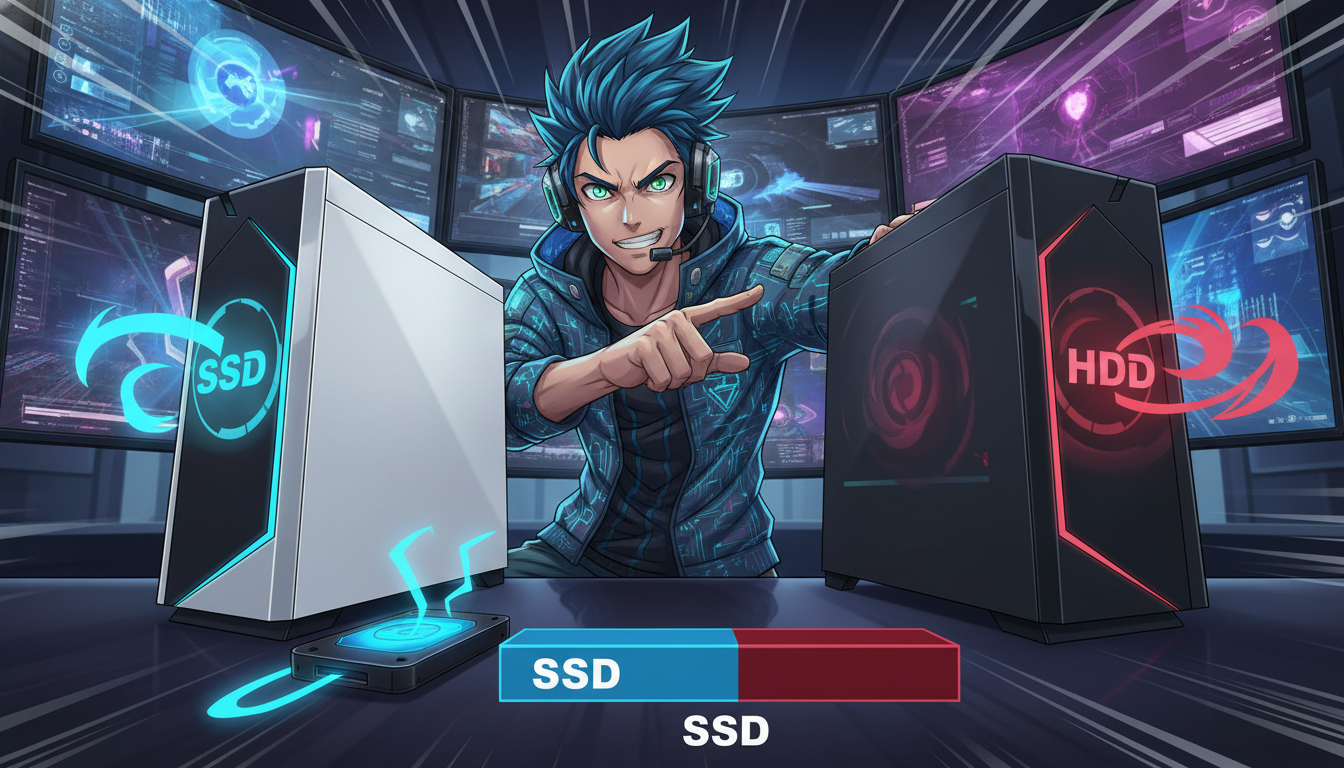 基本はSSD!Cドライブ以外の別ドライブがおすすめ