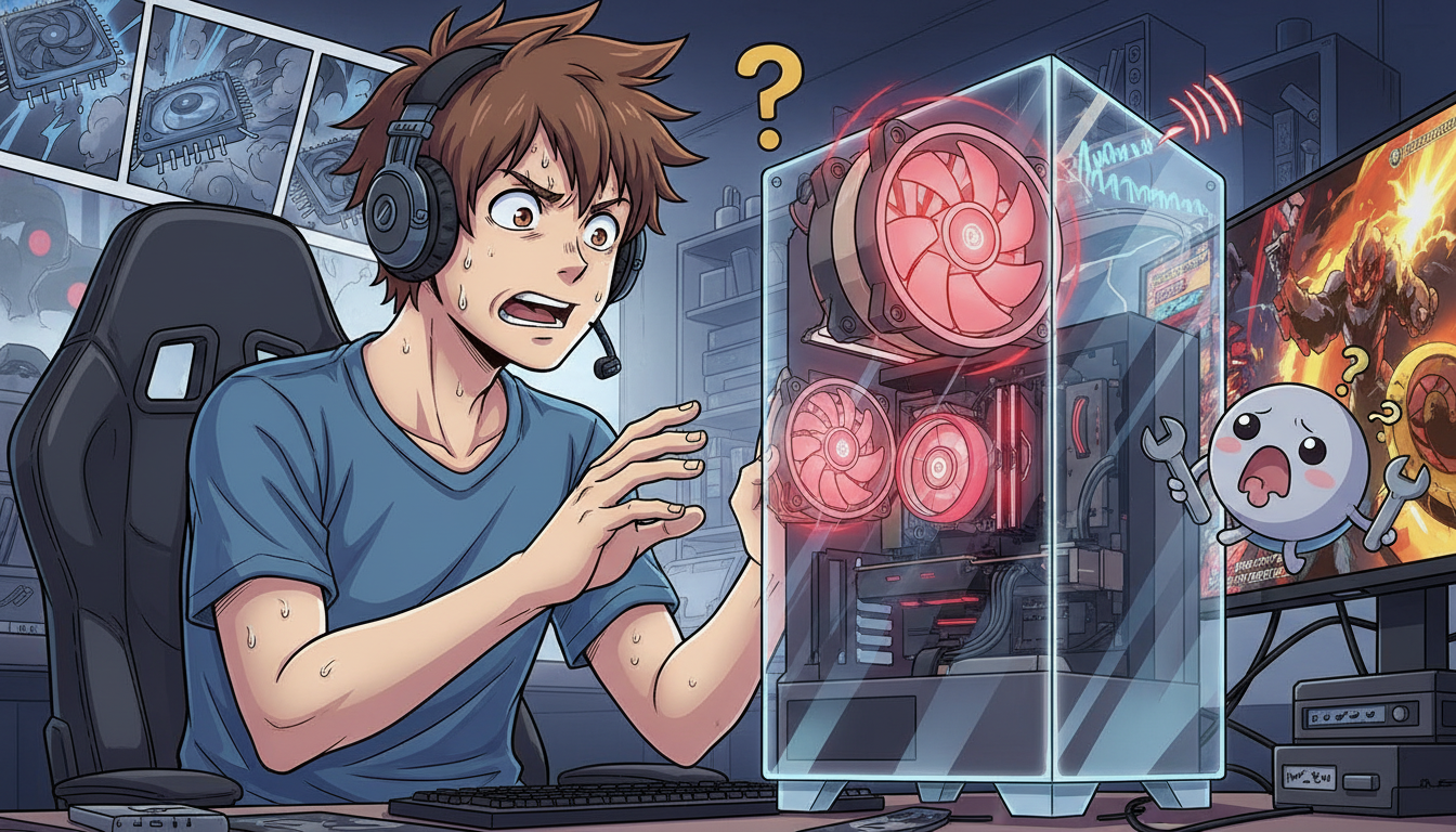 ゲーム中の大きなファン音は正常？それとも故障のサイン？