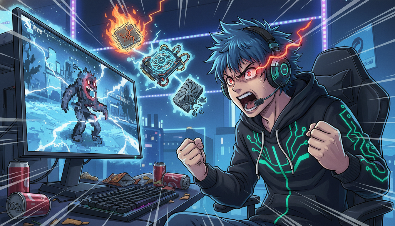 PCゲーム中に固まる主な3つの要因