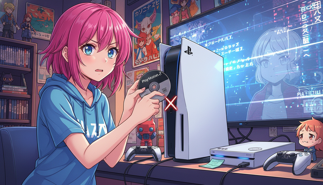 プレステ5にPS2のディスクを入れても起動しない