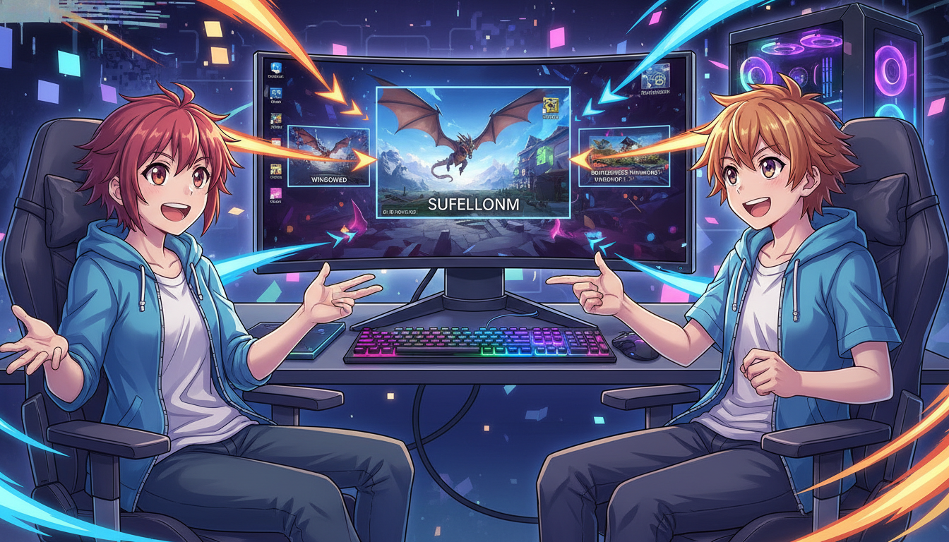 PCゲームの快適さは「解像度」と「表示モード」で決まる！