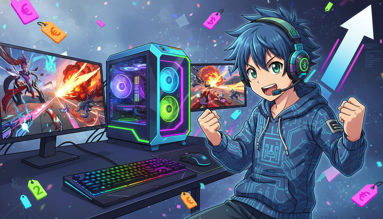 安いゲーミングPCの目安は10万円〜15万円