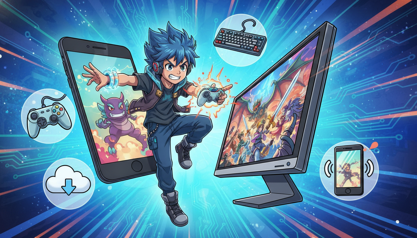 スマホゲームをパソコンで快適にプレイする4つの選択肢