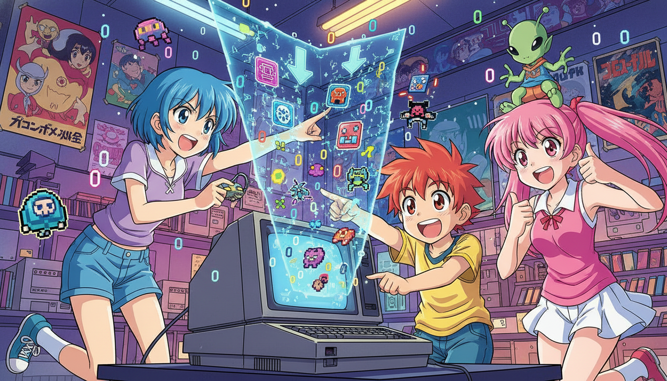 PC-6001のゲームは安全にダウンロードして遊べるよ！