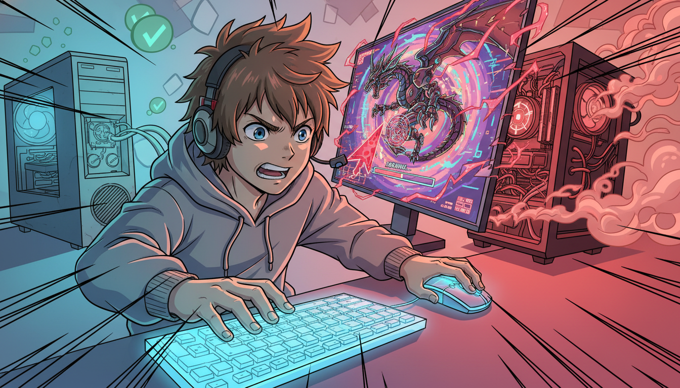普段はサクサクなのになぜゲーム中だけ遅くなるの?