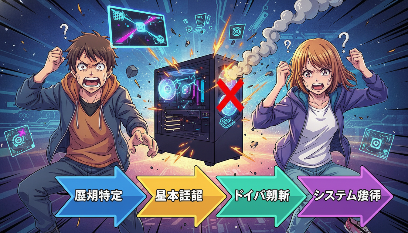 原因の特定と基本の4ステップから始めるのが解決の鍵