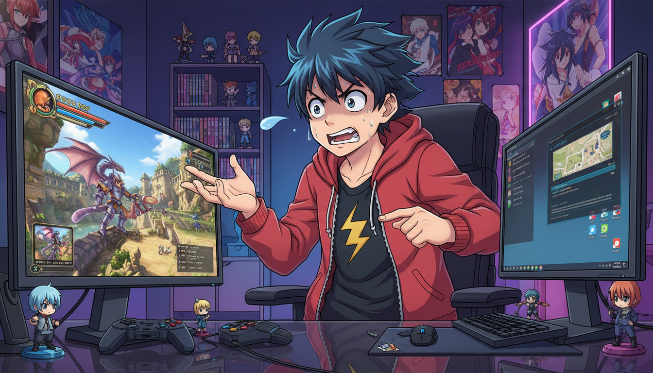 なぜゲーム画面が思い通りのモニターに出ないのか