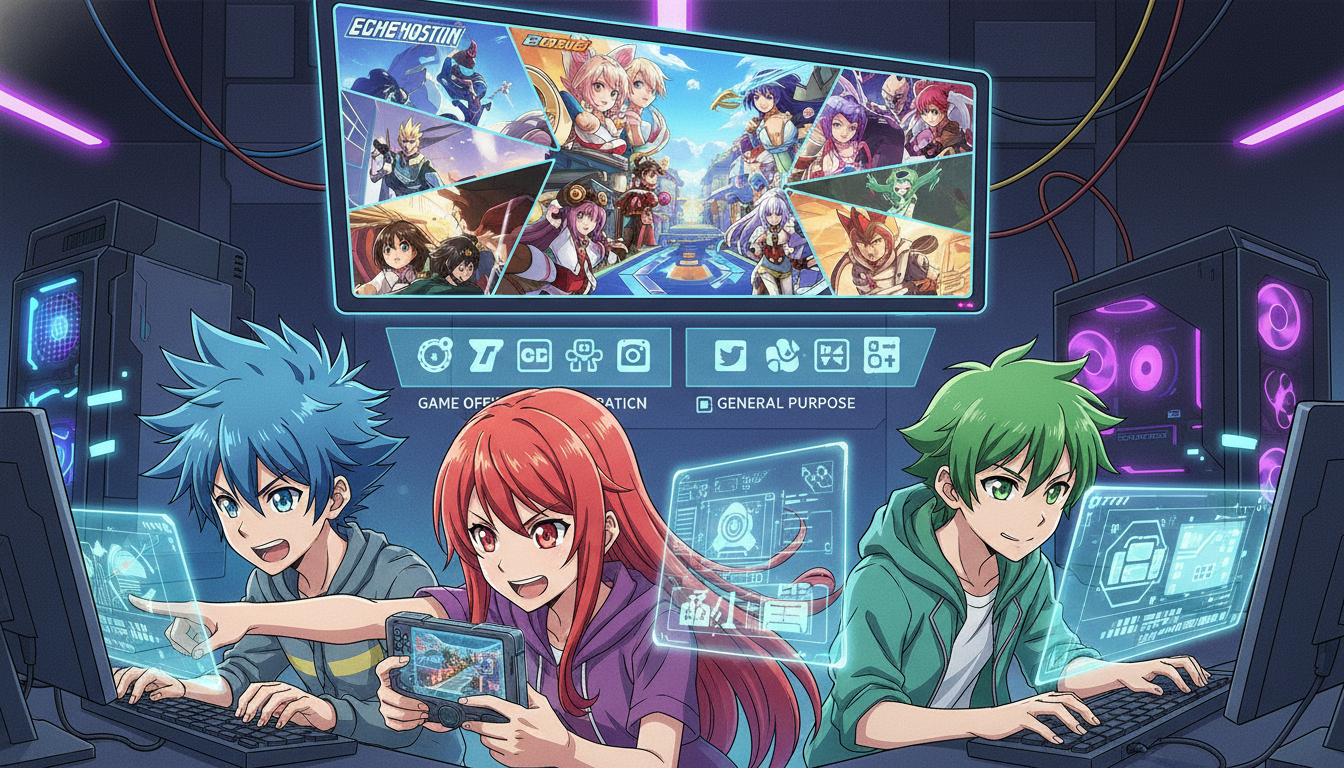 定番は「ゲーム公式」と「汎用」の組み合わせだよ
