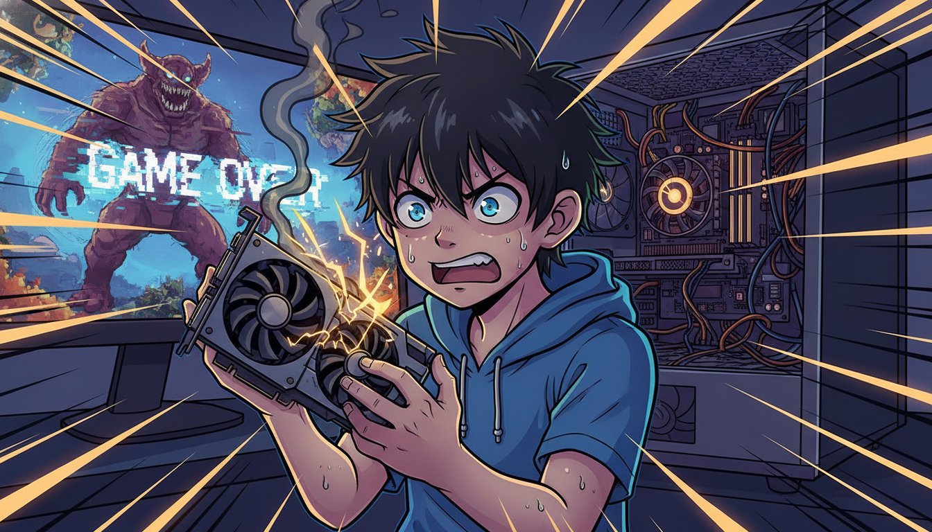 PCゲームが落ちる最大の原因はグラボ周りのトラブル