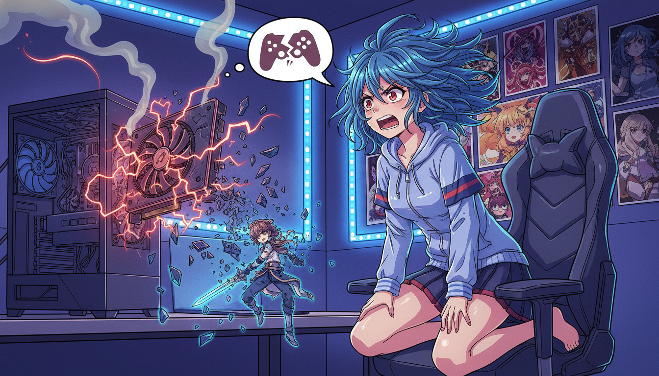 グラボが原因でゲームが落ちてしまう理由