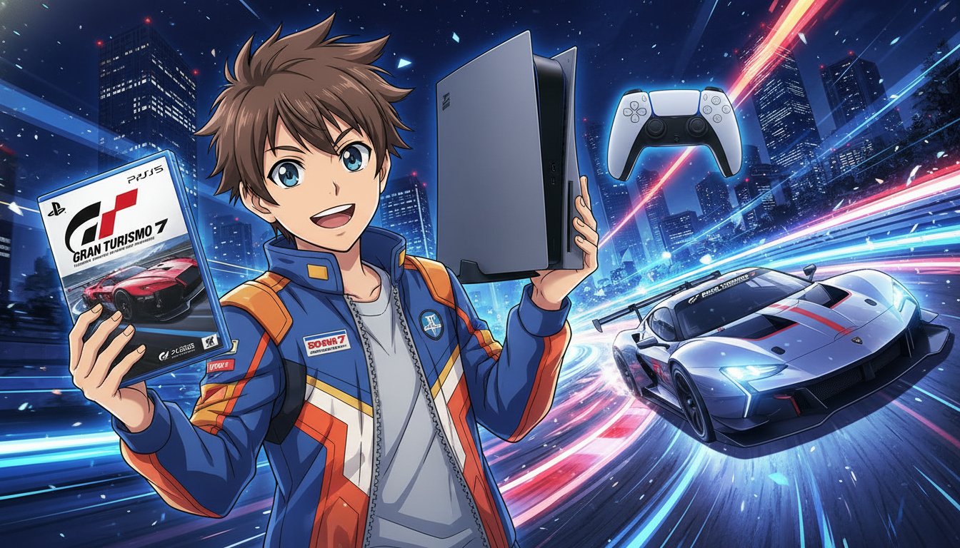 PS5デビューにはグランツーリスモ7のセットが一番おすすめだよ