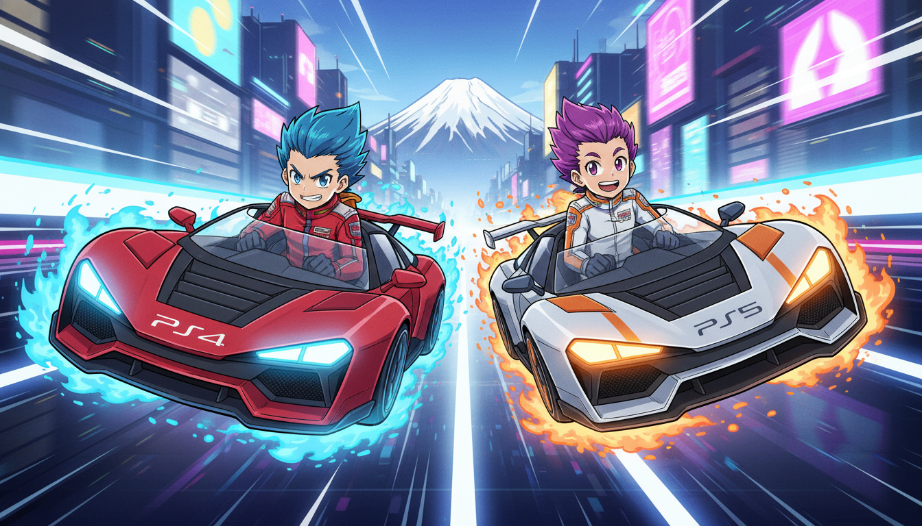 PS4版とPS5版のユーザー同士で一緒に対戦できるよ！