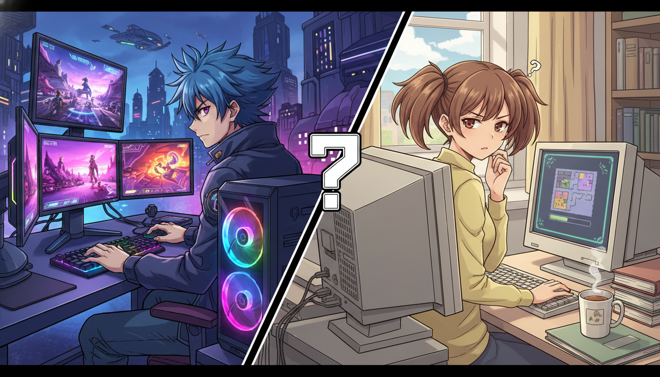 普通のパソコンとゲーミングPCは何が違うの?