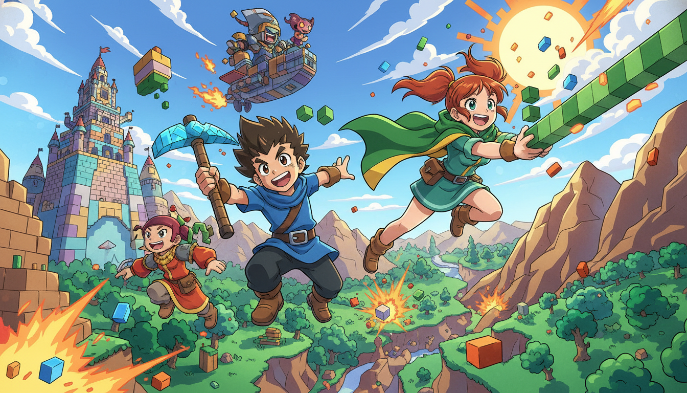 無料で遊べるマイクラ風のPCゲームはたくさん存在する