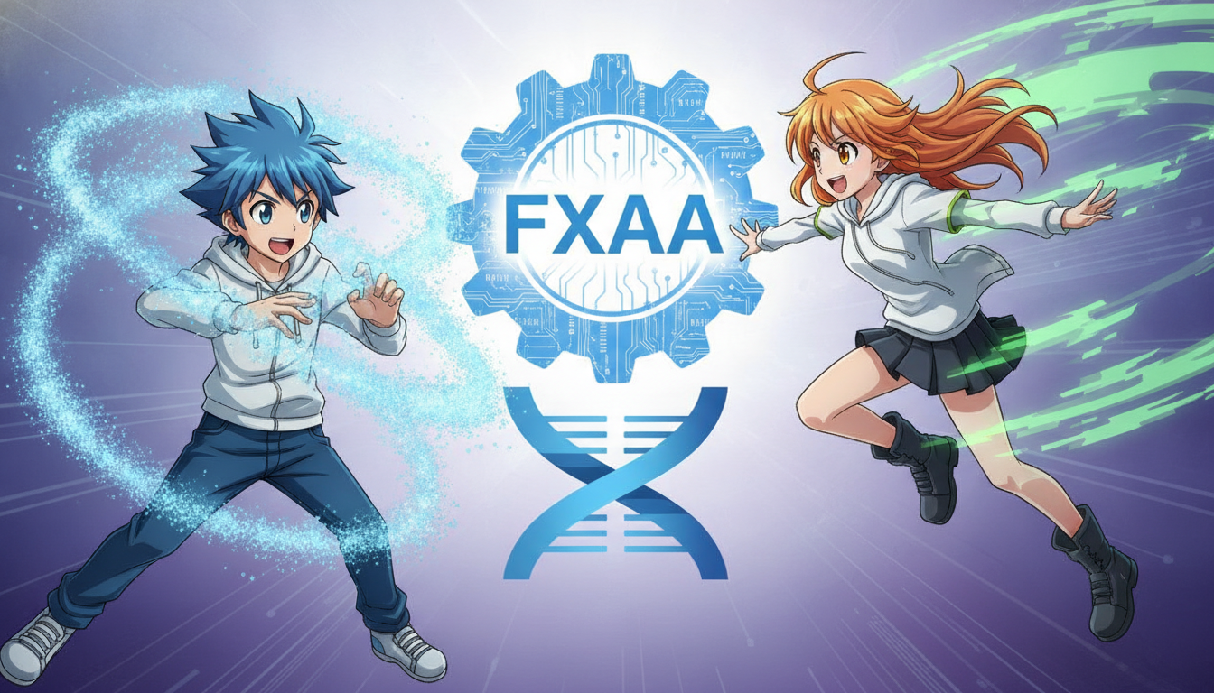 FXAAは「動作の軽さ」と「滑らかさ」を両立した設定だよ
