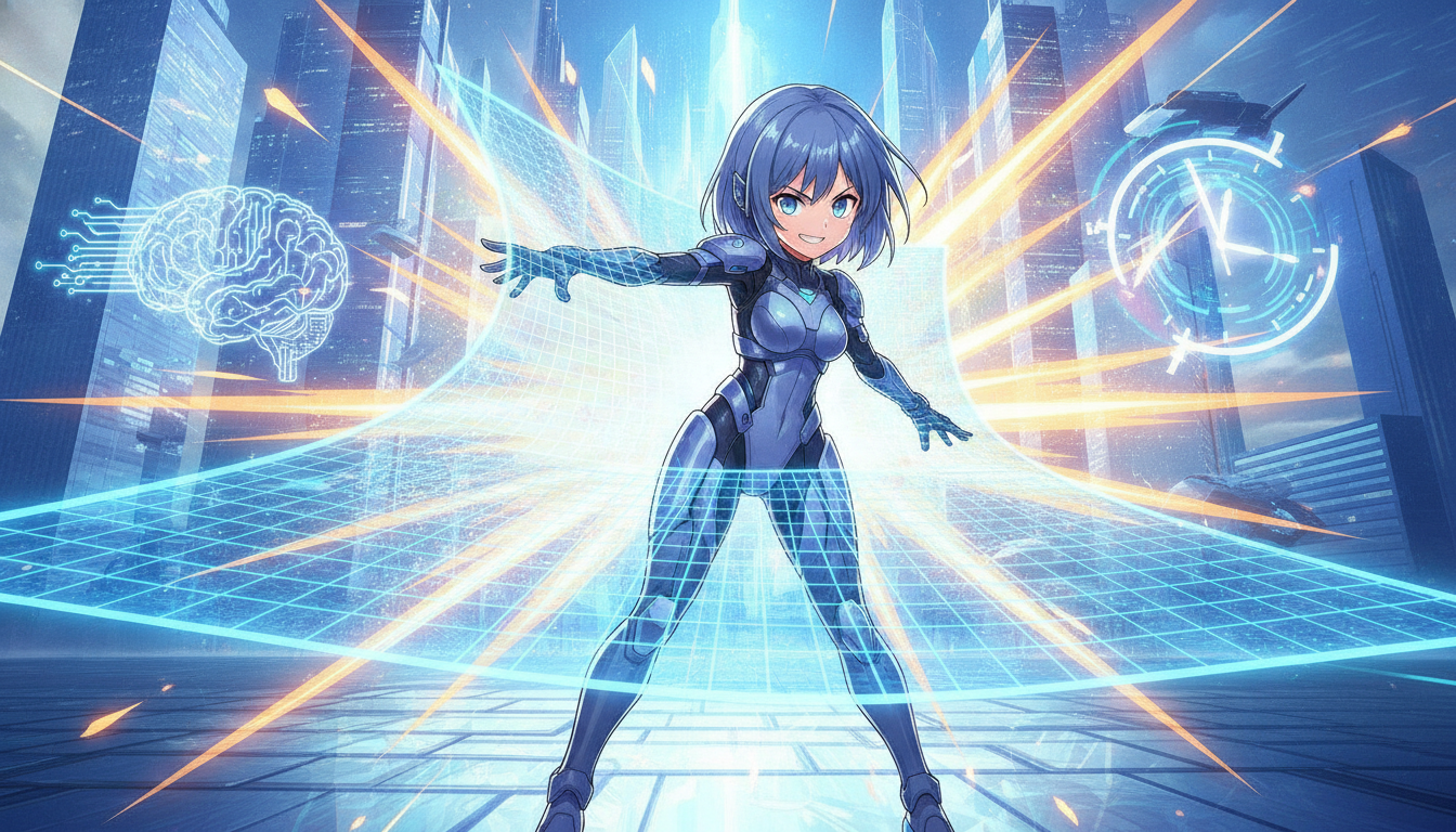 ズバリ、見かけ上のフレームレートを倍増させるAI技術だよ！