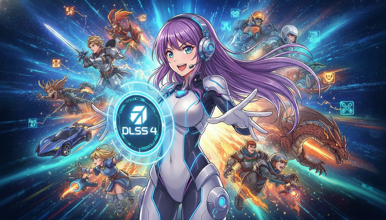 dlss 4の対応ゲームはすでに250本以上！超大作も続々追加されているよ