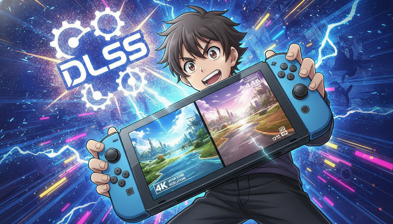Switch 2はDLSSで4Kや高フレームレートを実現する設計だよ