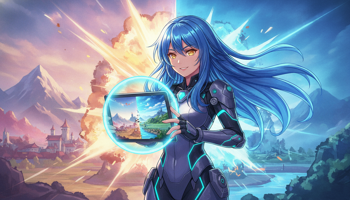 画質と軽さを両立させる魔法のAIアップスケーリング技術