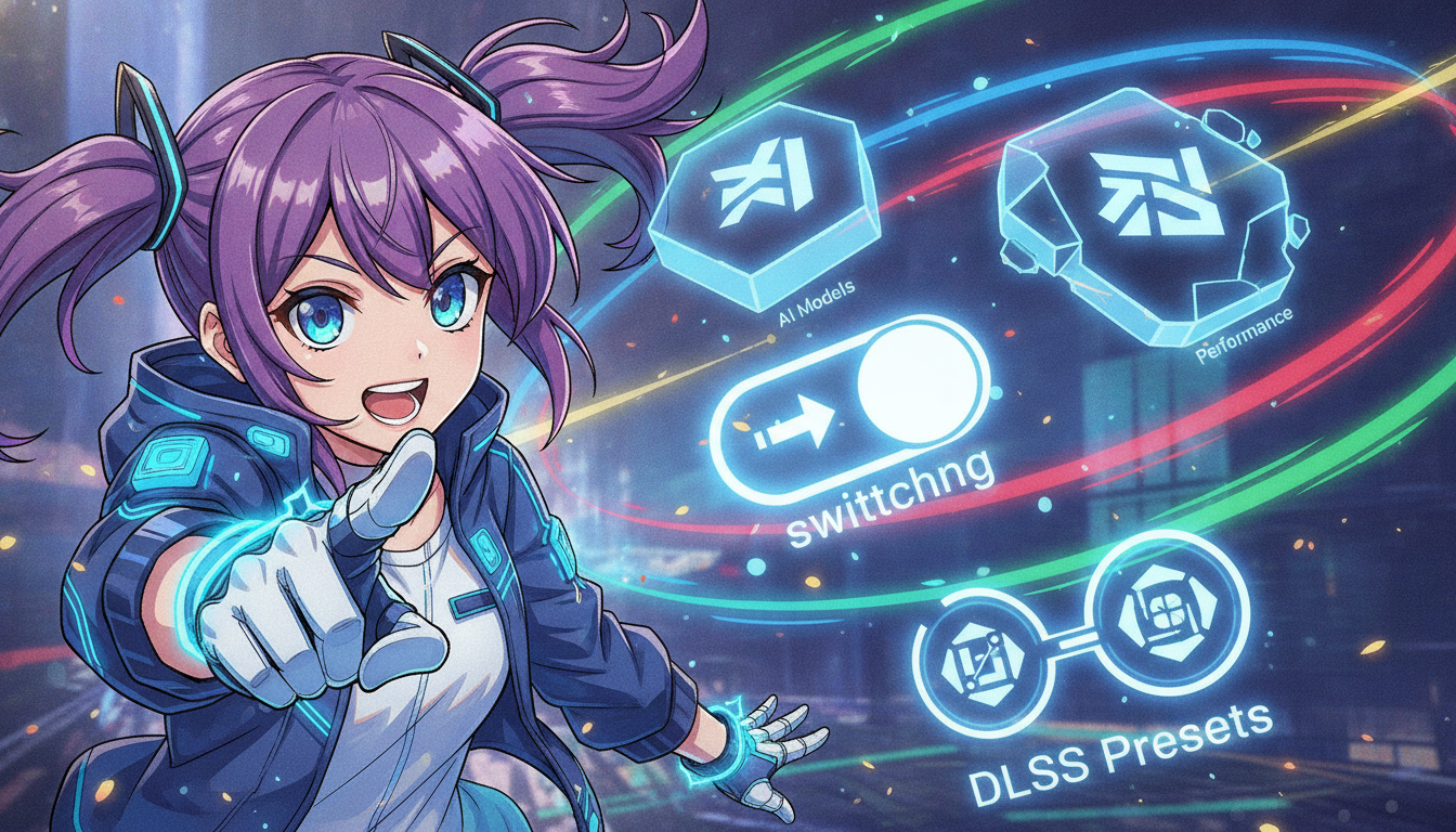 DLSSのプリセットはAIモデルの切り替えスイッチだよ