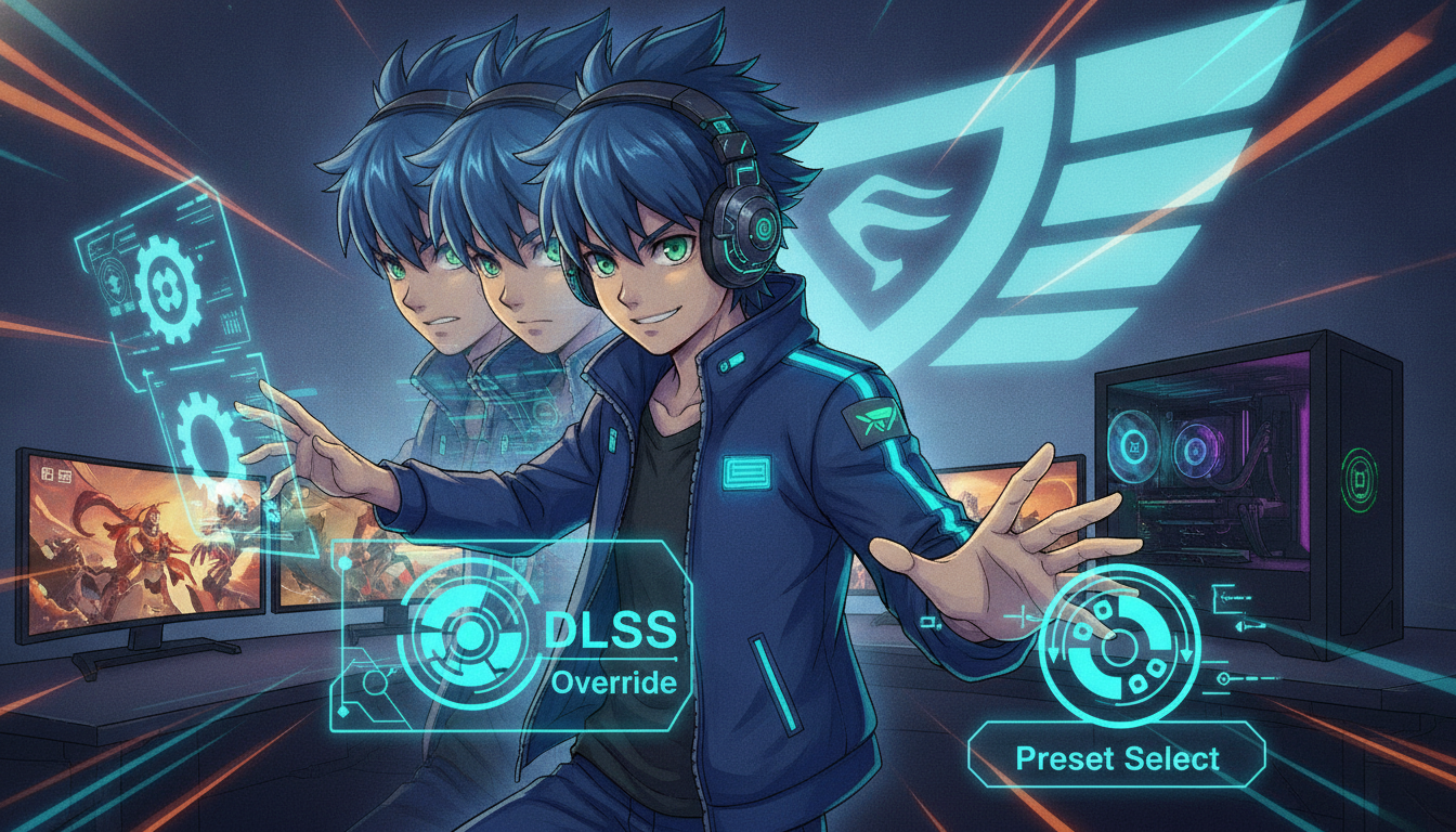 NVIDIA AppのDLSSオーバーライドでプリセットを選ぶのが正解