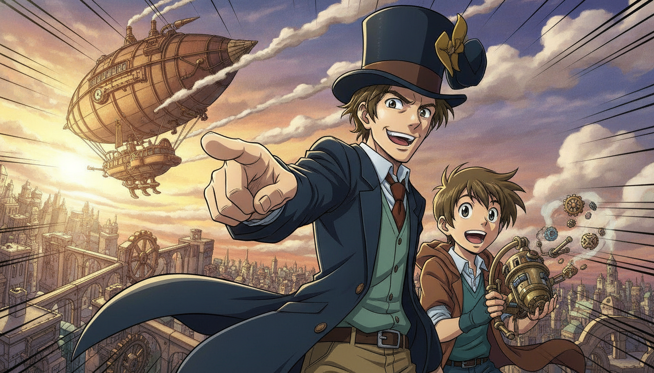 待望の完全新作『レイトン教授と蒸気の新世界』は2026年発売予定！