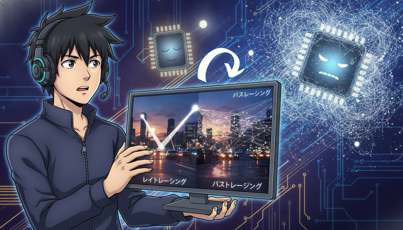 なぜそんな違いがあるの?光を追跡する仕組みを解説するね