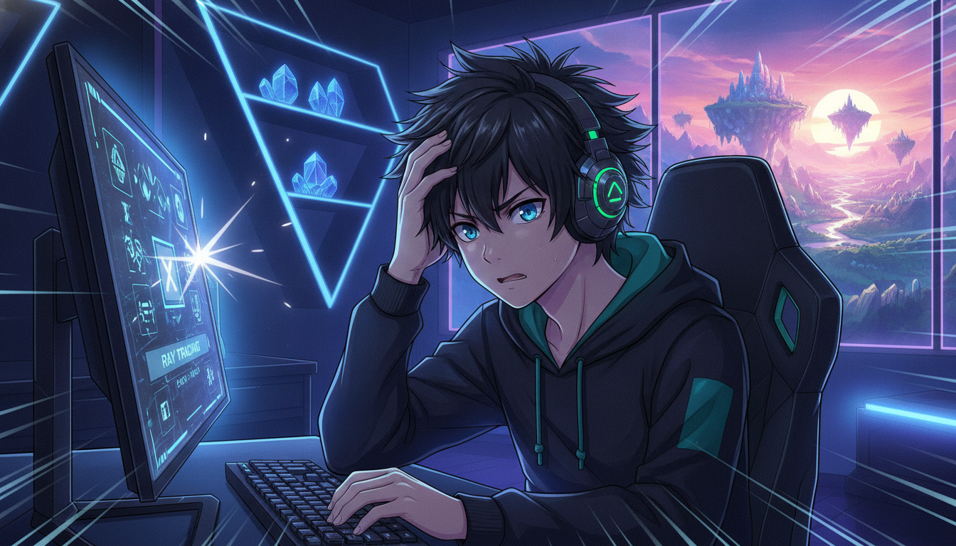 なぜレイトレーシングの項目が消えてしまうのか？