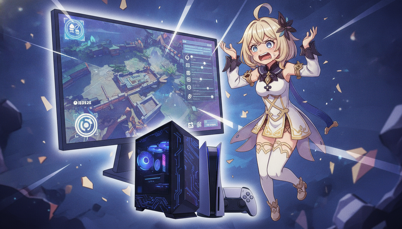 PCやPS5版の原神には公式のレイトレーシング設定は存在しないよ