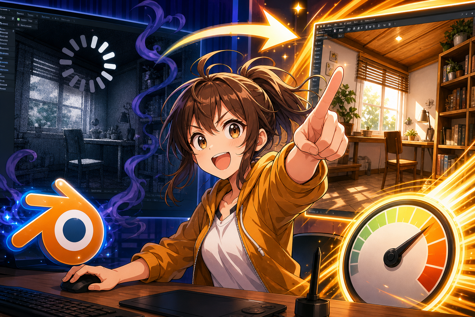 設定を見直すだけでレンダリング時間は劇的に短縮できる！