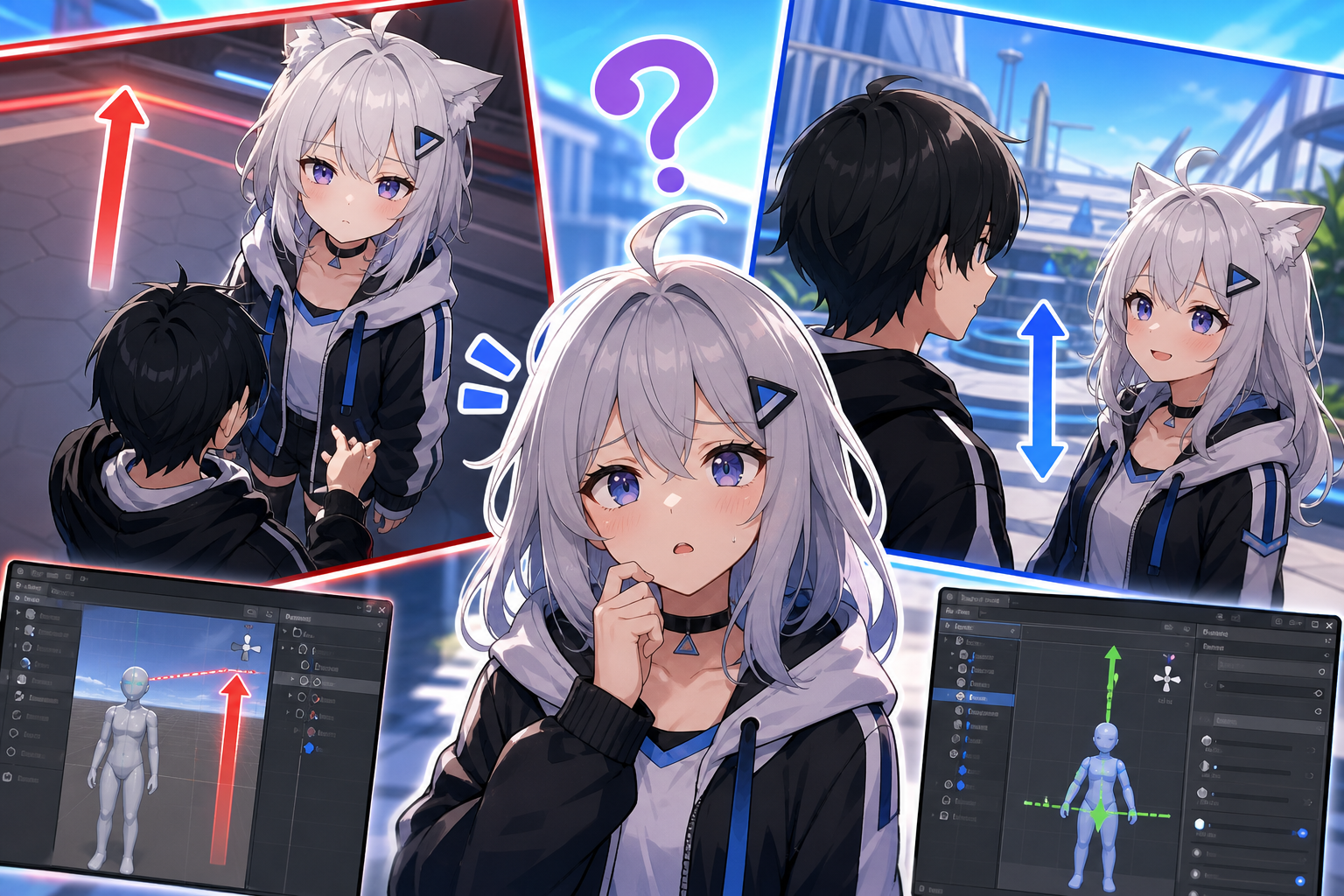 視点がおかしい原因はたった2つの設定ズレなんだ