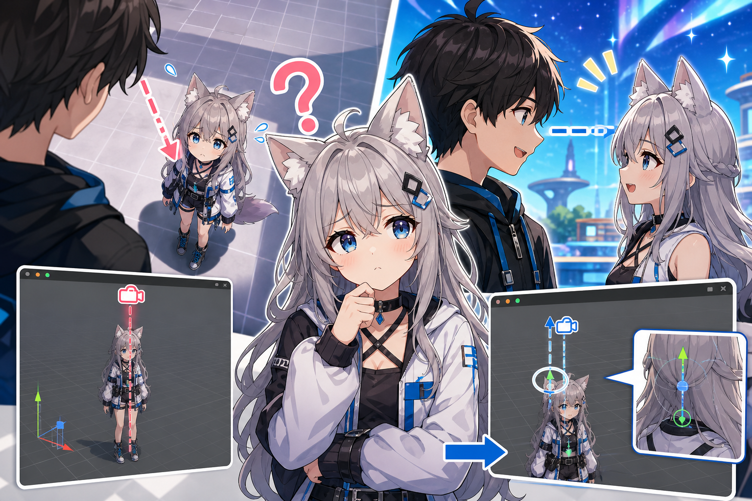 どうして目線だけが狂ってしまうの？