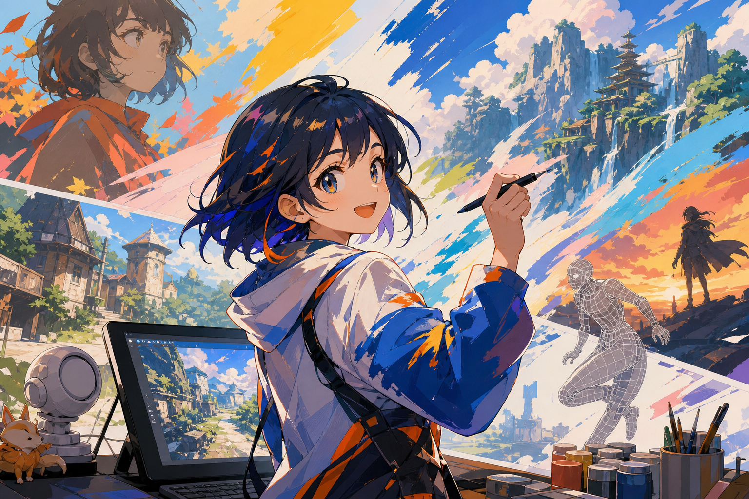 どうして最先端の技術をイラスト調の表現に使うの？
