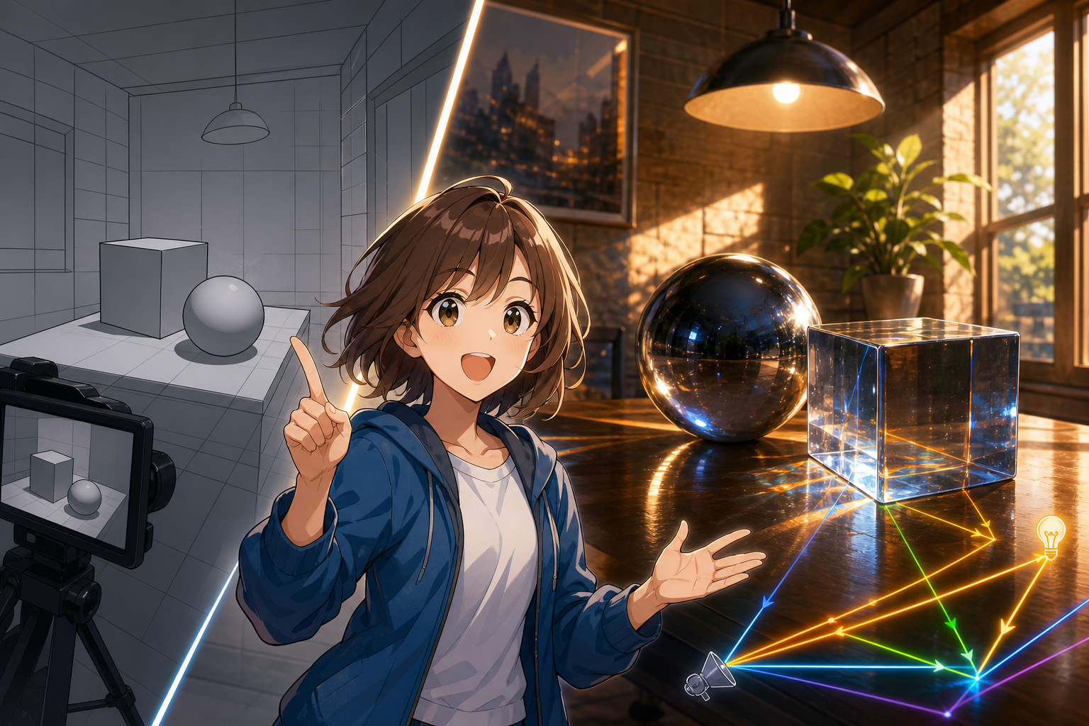 従来のCGと何が違うの?光の動きを追跡する仕組みを解説