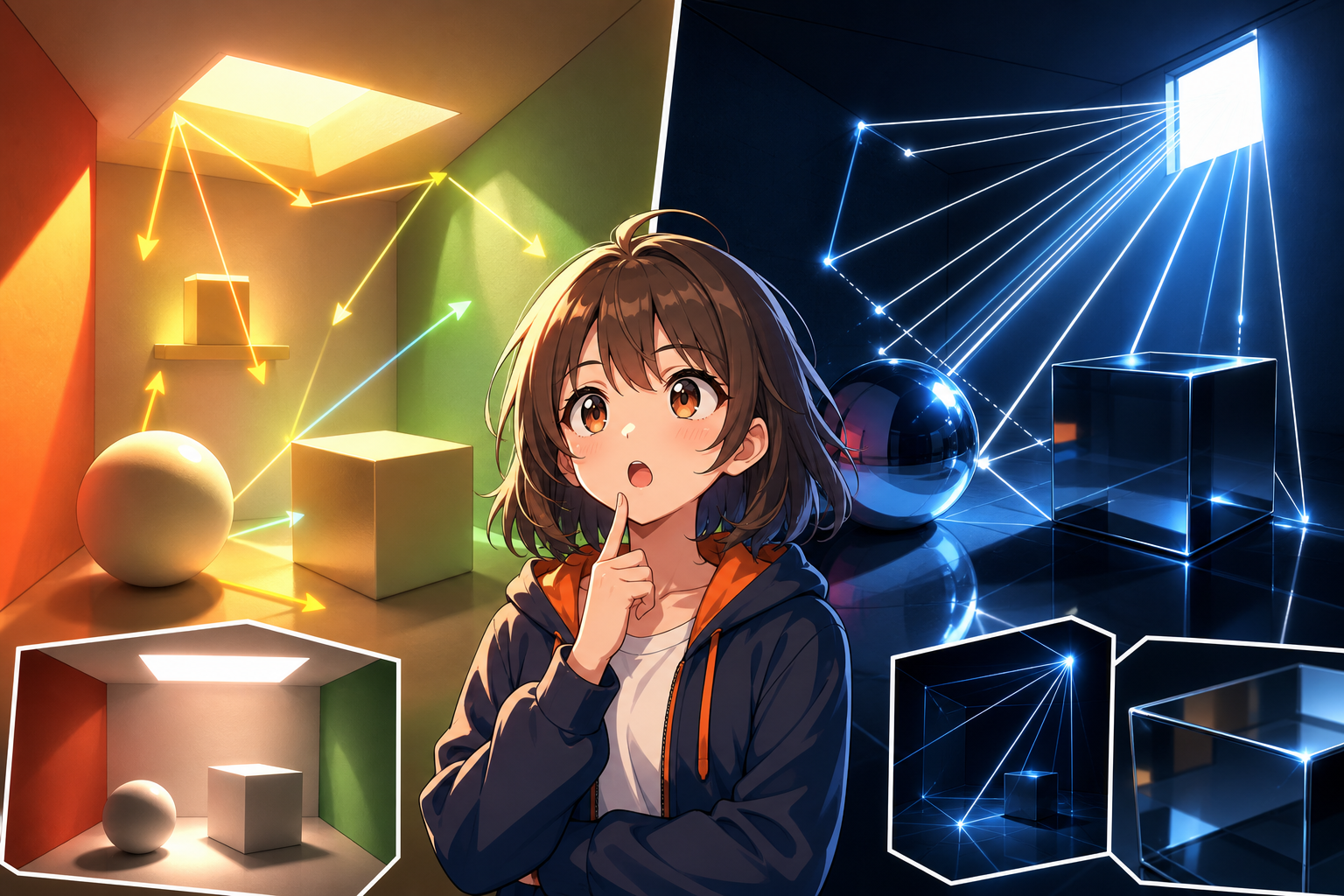 光の回り込みと追跡の仕組みをひも解いてみよう