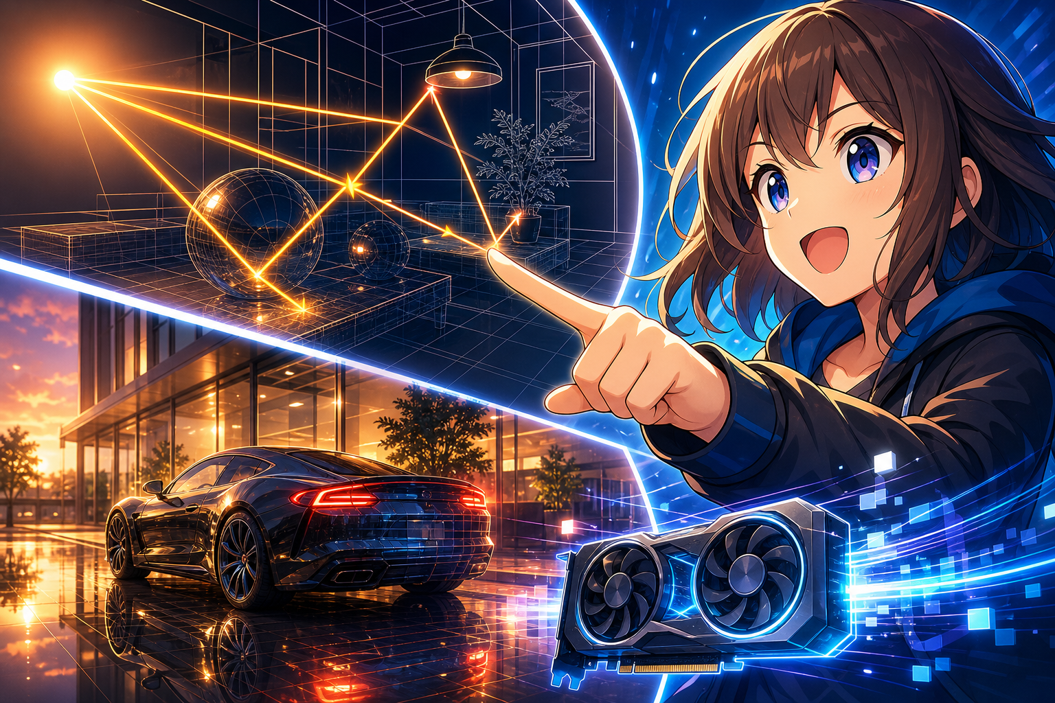 リアルタイムで美しい光を描くための必須技術なんだ