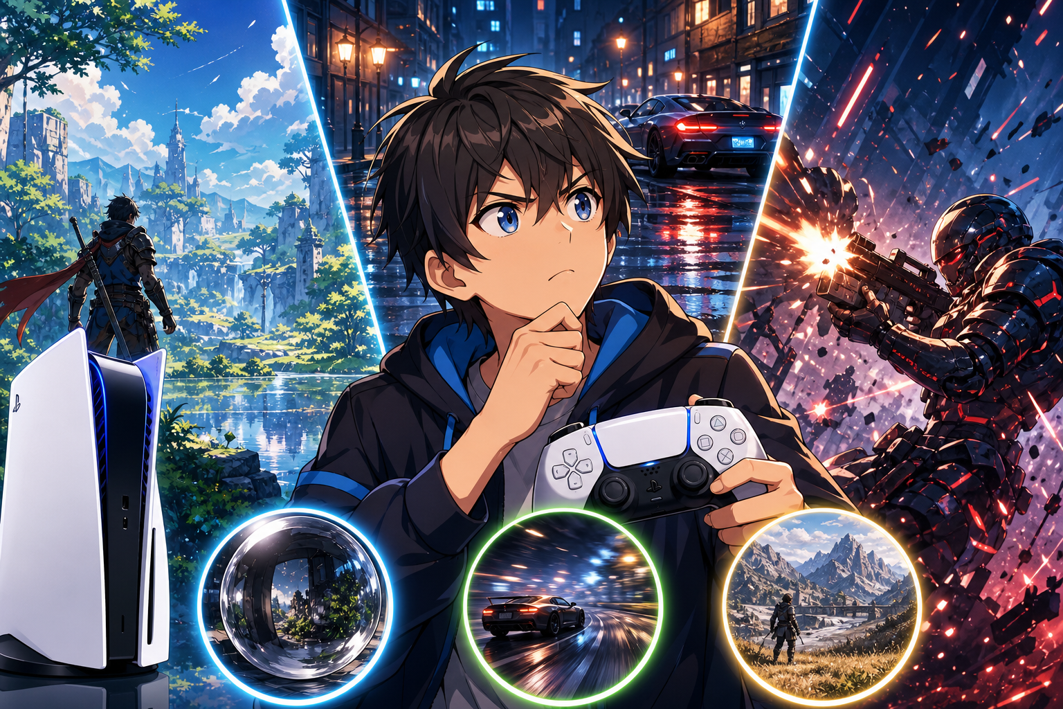 ゲーム内でよく見る3つのグラフィック設定を解説するよ