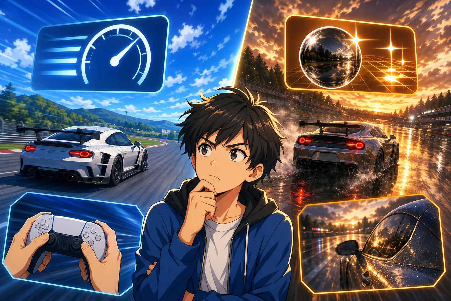 自分に合った設定でGT7の世界を走り抜けよう！